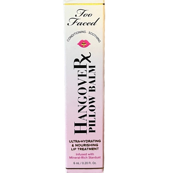 NEW Too Faced Hangover Pillow Balm Ultra-Hydrating Lip Treatment - Picture 1 of 3